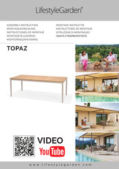LifestyleGarden TOPAZ Montageanweisung