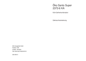 AEG Oko Santo Super 2373-6 KA Gebrauchsanweisung