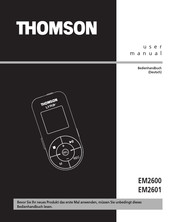 THOMSON EM2600 Bedienhandbuch