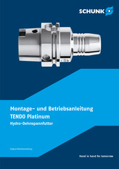 SCHUNK TENDO Platinum Montage- Und Betriebsanleitung