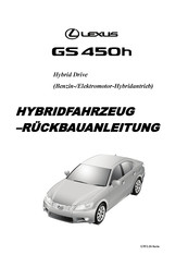 Lexus GS 450h 2012 Bedienungsanleitung