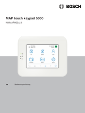 Bosch MAP touch keypad 5000 Bedienungsanleitung