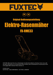 Fuxtec FX-RME33 Original Bedienungsanleitung