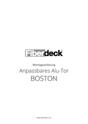 FIBERDECK BOSTON Montageanleitung