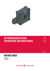 Pfeiffer Vacuum HiPace 30 Neo Betriebsanleitung