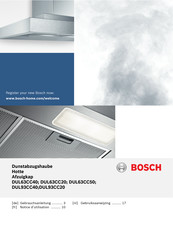 Bosch DUL63CC50 Gebrauchsanleitung
