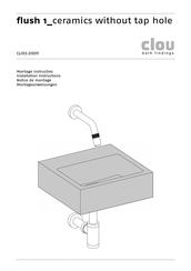 Clou flush 1 CL/03.03011 Montageanweisungen