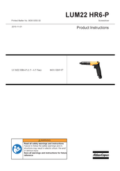 Atlas Copco LUM22 HR6-P Produktanweisungen
