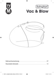 Livington Vac & Blow XL.203A Gebrauchsanweisung