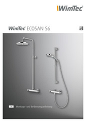 WimTec ECOSAN S6 Montage- Und Bedienungsanleitung