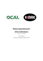 noctutec OCAL Bedienungsanleitung