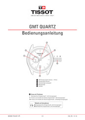 Tissot GMT QUARTZ Bedienungsanleitung