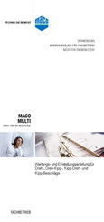 maco MULTI Einstellungsanleitung
