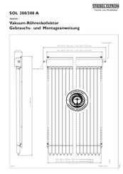 STIEBEL ELTRON SOL 300 A Gebrauchs- Und Montageanweisung