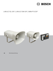 Bosch LHN-UC15L-SIP Betriebsanleitung