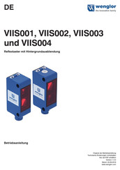 Wenglor VIIS003 Betriebsanleitung