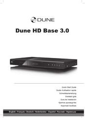 Dune HD Base 3.0 Schnellstartanleitung
