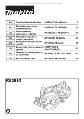 Makita RS001G Betriebsanleitung