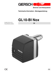 Giersch GL10.3-LBI Nox Technische Information/Montageanleitung