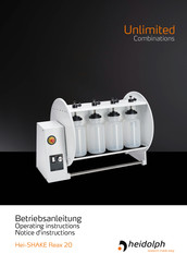 Heidolph Reax 20 Betriebsanleitung