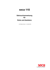 Seca 115 Gebrauchsanweisung