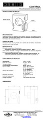 Orbis CONTROL Kurzanleitung