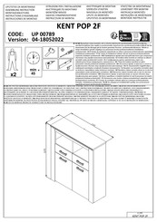 Forma Ideale KENT POP 2F UP 00789 Montageanleitung
