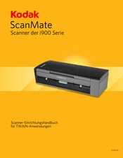 Kodak ScanMate i900 Serie Einrichtungshandbuch