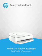 HP DeskJet Plus Ink Advantage 6400 All-in-One Serie Benutzerhandbuch