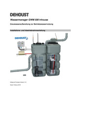 Dehoust GWM 500 Installations- Und Inbetriebnahmeanleitung