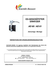 Kremlin-Rexson AD 61 Original Bedienungsanleitung