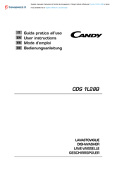 Candy CDS 1L28B Bedienungsanleitung