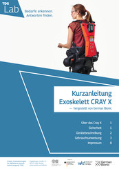 German Bionic Cray X Kurzanleitung