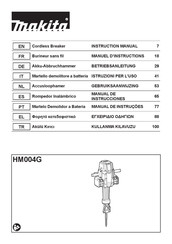 Makita HM004G Betriebsanleitung