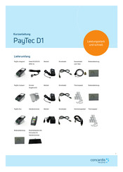 PAYTEC D1 Kurzanleitung
