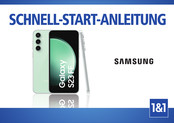 Samsung Galaxy S23 FE Schnellstartanleitung