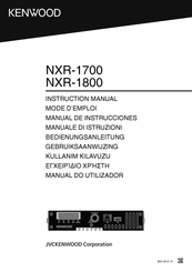Kenwood NXR-1800 Bedienungsanleitung