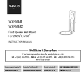 Sanus WSFME12 Bedienungsanleitung
