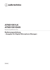 Audio-Technica ATND1061LK Bedienungsanleitung