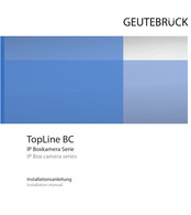 Geutebruck TopLine BC Serie Installationsanleitung