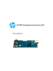 HP MFP Analog Fax Accessory 700 Faxhandbuch