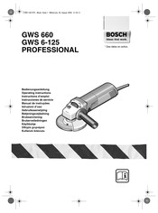 Bosch GWS 660 Professional Bedienungsanleitung