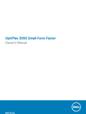 Dell OptiPlex 3050 Small Form Factor Bedienungsanleitung