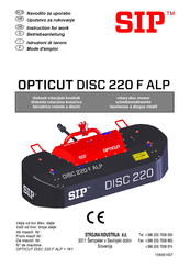 SIP OPTICUT DISC 220 F ALP Betriebsanleitung