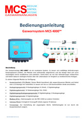 MCS 4000 Bedienungsanleitung
