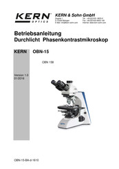 Kern OBN-15 Betriebsanleitung