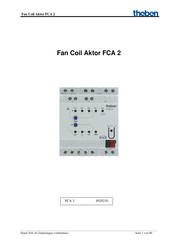 Theben Fan Coil Aktor FCA 2 Bedienungsanleitung