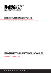 MSW MSW-ETT-VW-120 Bedienungsanleitung