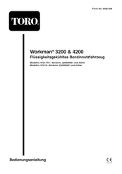 Toro Workman 3200 Bedienungsanleitung