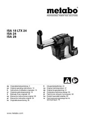 Metabo ISA 28 Originalbetriebsanleitung